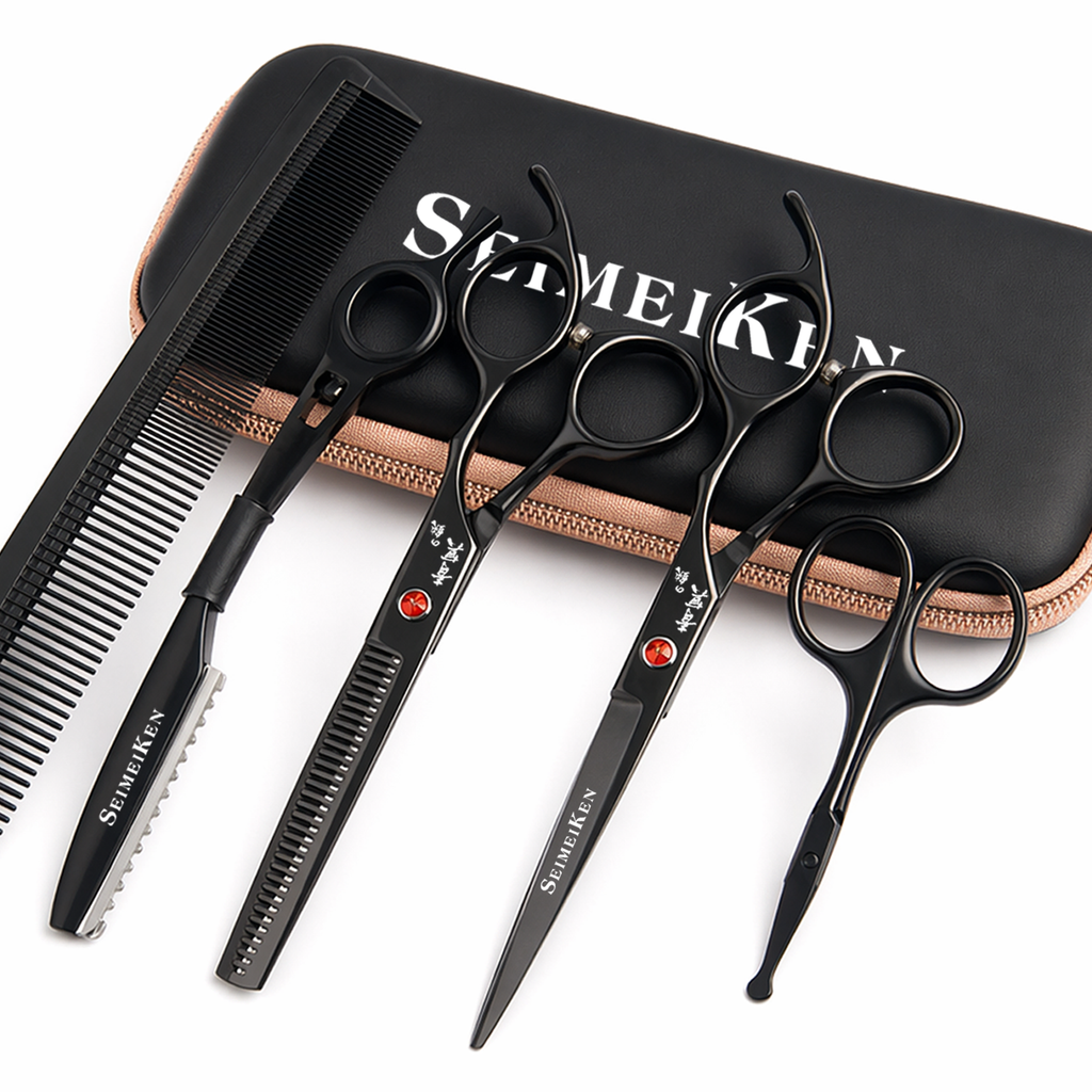 6.5" 5PC Hair Scissors Kit - SEK011BKSET-5PC-65