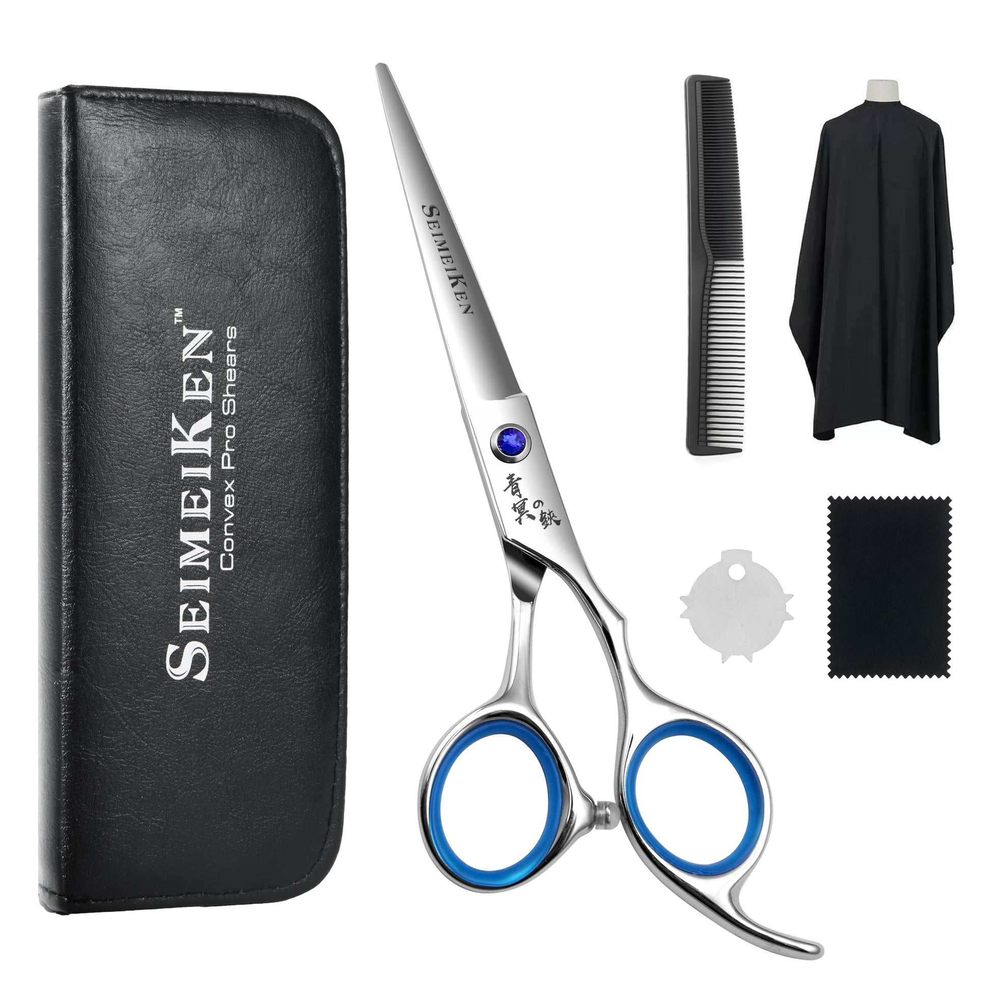 Hair Cutting Scissors – Professional Hair Shears 6.0 Inch - Barber Hairdressing Shears for Salon & Home Use